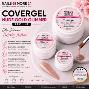 NAM24 - Covergel Nude Gold Glimmer (5-50g)